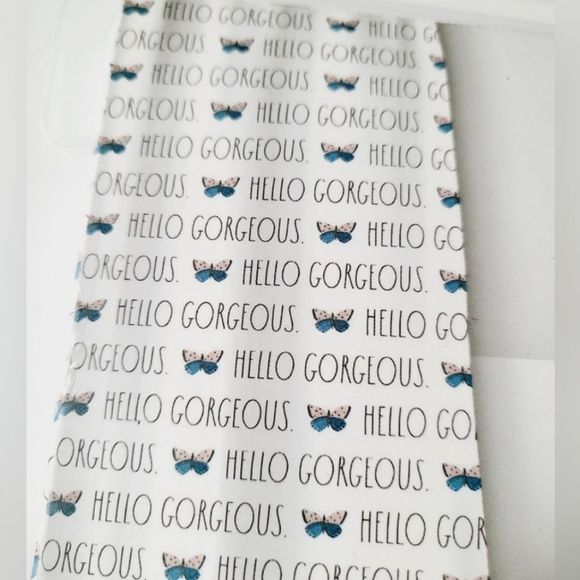 Rae Dunn Hello Gorgeous Shower Curtain Liner - Picture 5 of 5